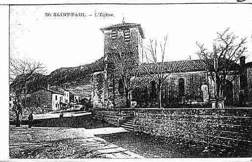 Ville de SAINTPAULENJAREZ Carte postale ancienne