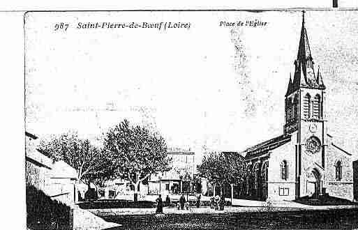 Ville de SAINTPIERREDEBOEUF Carte postale ancienne Ville de SAINTPIERREDEBOEUF Carte postale ancienne