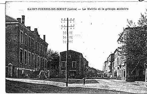 Ville de SAINTPIERREDEBOEUF Carte postale ancienne