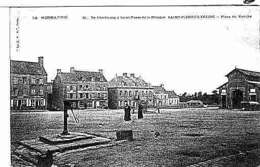 Ville de SAINTPIERREEGLISE Carte postale ancienne Ville de SAINTPIERREEGLISE Carte postale ancienne