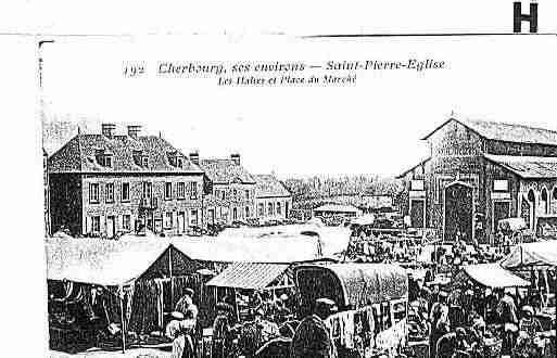 Ville de SAINTPIERREEGLISE Carte postale ancienne