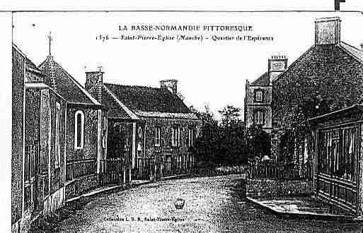 Ville de SAINTPIERREEGLISE Carte postale ancienne