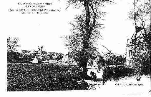 Ville de SAINTPIERREEGLISE Carte postale ancienne