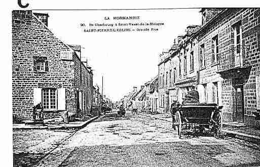Ville de SAINTPIERREEGLISE Carte postale ancienne
