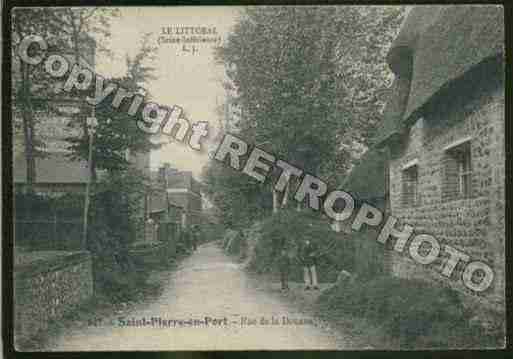 Ville de SAINTPIERREENPORT Carte postale ancienne