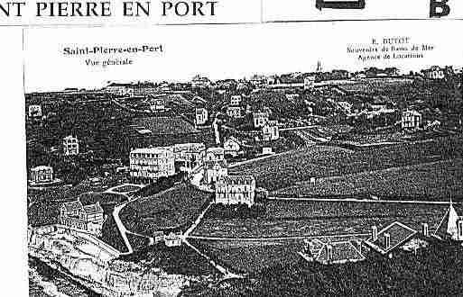 Ville de SAINTPIERREENPORT Carte postale ancienne