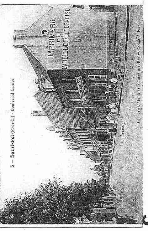 Ville de SAINTPOLSURTERNOISE Carte postale ancienne