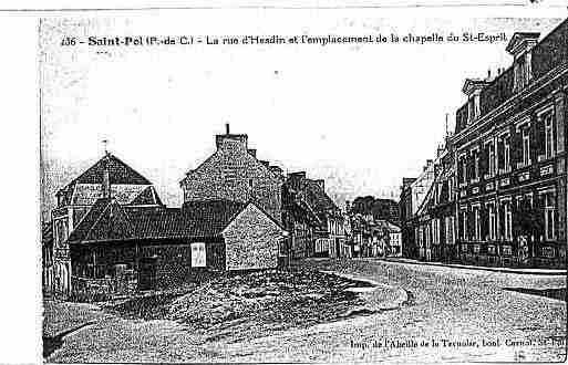 Ville de SAINTPOLSURTERNOISE Carte postale ancienne