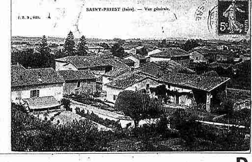 Ville de SAINTPRIEST Carte postale ancienne