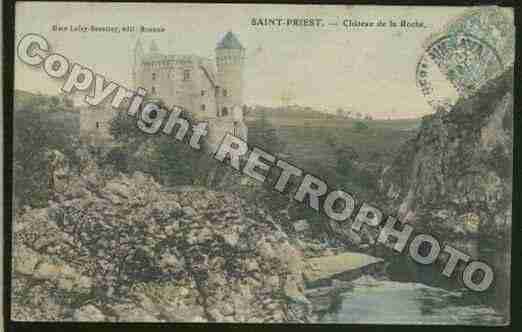 Ville de SAINTPRIESTLAROCHE Carte postale ancienne