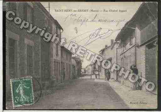 Ville de SAINTREMYSURBUSSY Carte postale ancienne