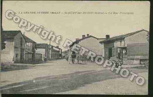 Ville de SAINTREMYSURBUSSY Carte postale ancienne