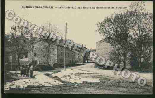 Ville de SAINTROMAINLACHALM Carte postale ancienne Ville de SAINTROMAINLACHALM Carte postale ancienne