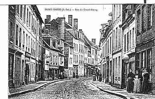 Ville de SAINTSAENS Carte postale ancienne