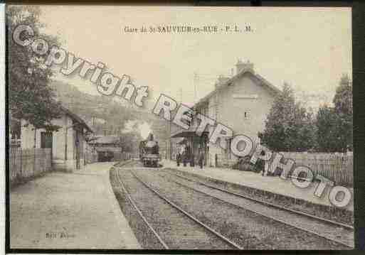 Ville de SAINTSAUVEURENRUE Carte postale ancienne