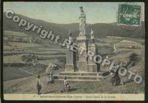 Ville de SAINTSAUVEURENRUE Carte postale ancienne