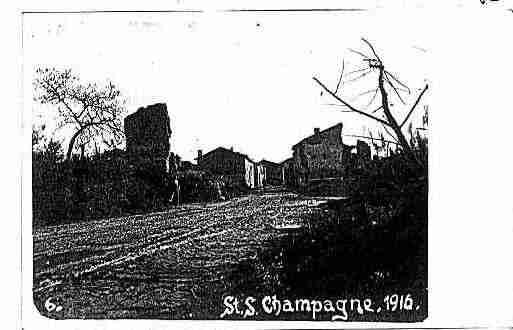 Ville de SAINTSOUPLETSURPY Carte postale ancienne