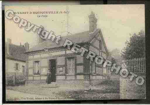 Ville de SAINTVAASTD\'EQUIQUEVILLE Carte postale ancienne