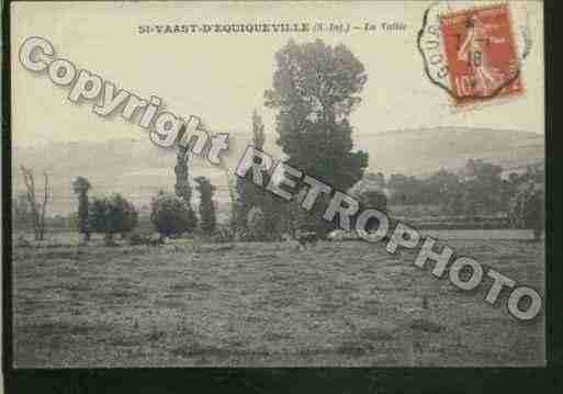 Ville de SAINTVAASTD\'EQUIQUEVILLE Carte postale ancienne