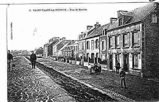Ville de SAINTVAASTLAHOUGUE Carte postale ancienne