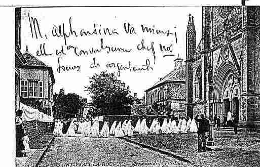 Ville de SAINTVAASTLAHOUGUE Carte postale ancienne