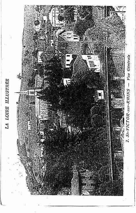 Ville de SAINTVICTORSURRHINS Carte postale ancienne Ville de SAINTVICTORSURRHINS Carte postale ancienne