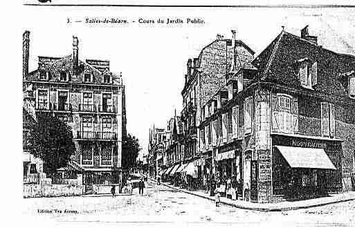 Ville de SALIESDEBEARN Carte postale ancienne