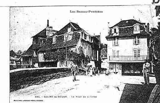 Ville de SALIESDEBEARN Carte postale ancienne