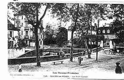 Ville de SALIESDEBEARN Carte postale ancienne