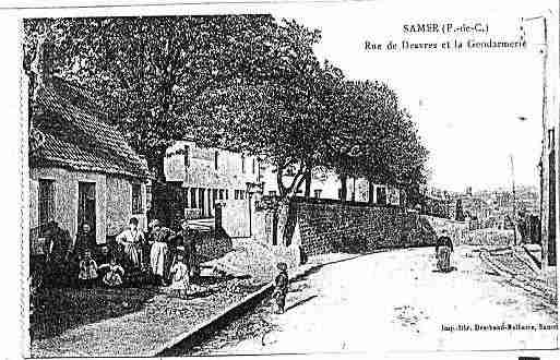 Ville de SAMER Carte postale ancienne