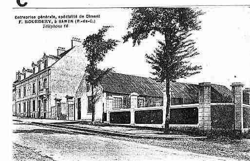 Ville de SAMER Carte postale ancienne