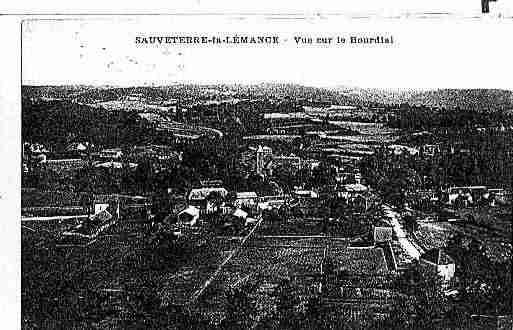 Ville de SAUVETERRELALEMANCE Carte postale ancienne