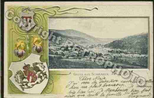 Ville de SCHIRMECK Carte postale ancienne