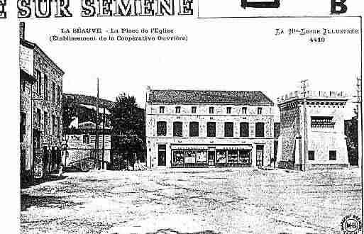 Ville de SEAUVESURSEMENE(LA) Carte postale ancienne