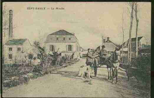 Ville de SEPTSAULX Carte postale ancienne