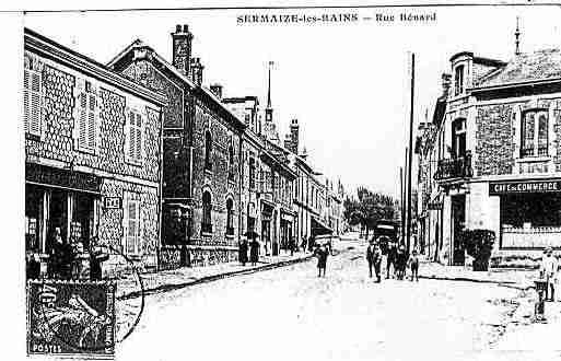 Ville de SERMAIZELESBAINS Carte postale ancienne
