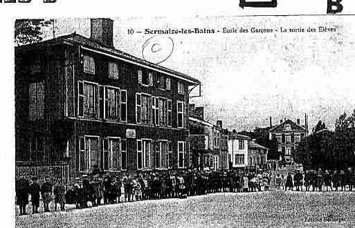 Ville de SERMAIZELESBAINS Carte postale ancienne