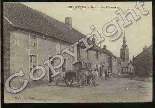 Ville de SERMIERS Carte postale ancienne