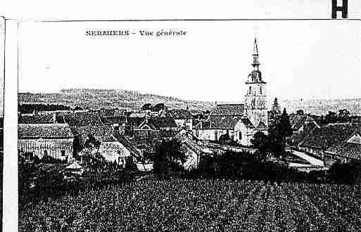 Ville de SERMIERS Carte postale ancienne