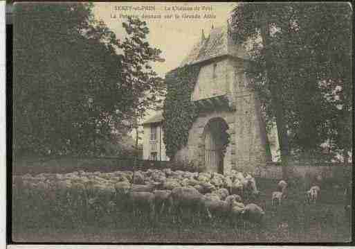 Ville de SERZYETPRIN Carte postale ancienne