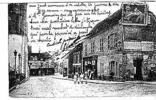 Ville de SEZANNE Carte postale ancienne