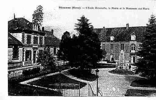 Ville de SEZANNE Carte postale ancienne