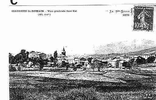 Ville de SIAUGUESSAINTEMARIE Carte postale ancienne Ville de SIAUGUESSAINTEMARIE Carte postale ancienne