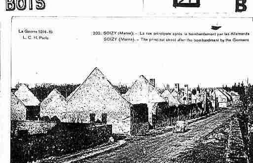 Ville de SOIZYAUXBOIS Carte postale ancienne