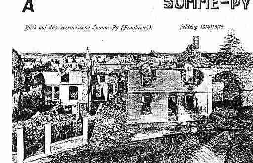 Ville de SOMMEPYTAHURE Carte postale ancienne