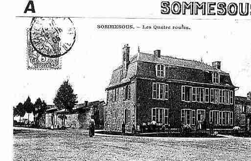 Ville de SOMMESOUS Carte postale ancienne