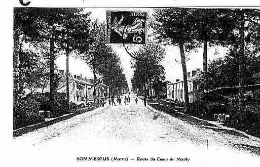 Ville de SOMMESOUS Carte postale ancienne