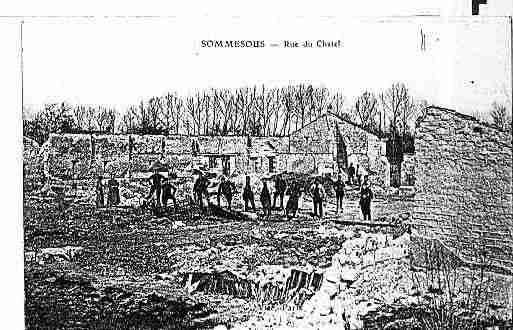 Ville de SOMMESOUS Carte postale ancienne
