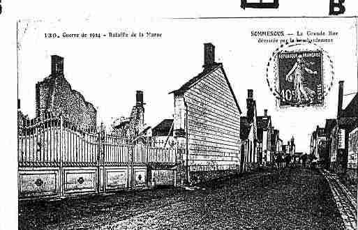 Ville de SOMMESOUS Carte postale ancienne