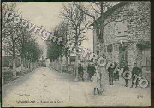 Ville de SOMMESOUS Carte postale ancienne